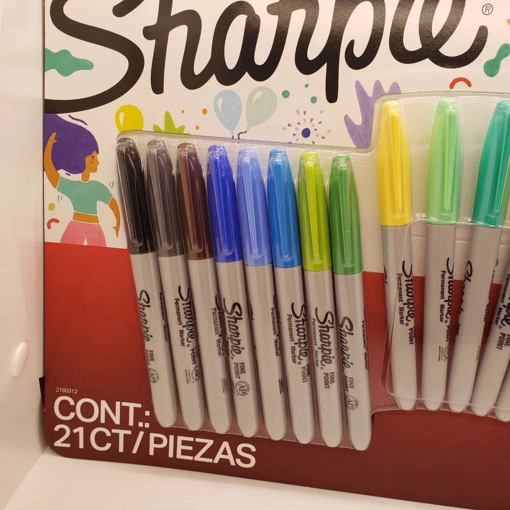 SHARPIE 21 count limited edition fine pens